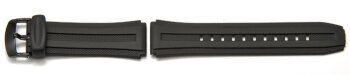 Watch strap Casio for W-211, rubber, black