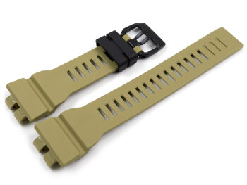 Genuine Casio Gray Beige Resin Watch Band GBA-800UC-5A