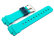 Genuine Casio Navy Blue Resin Watch Strap with turquoise inner layer for DW-5600CC-2