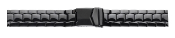 Solid Stainless Steel watch band - Deployment - polished...