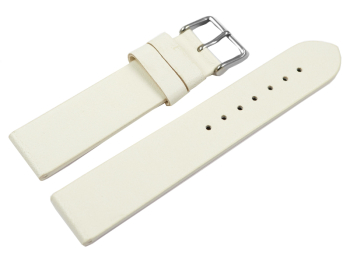 Vegan Cactus Watch Strap White 24mm Steel