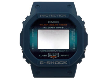 Geniune Casio G-Shock navy blue DW-5600CC-2 CASE/CENTER...