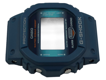 Geniune Casio G-Shock navy blue DW-5600CC-2 CASE/CENTER ASSY with mineral glass