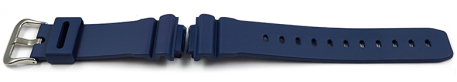 Genuine Casio Dark Blue Resin Watch Strap DW-5600BBM-2