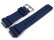 Genuine Casio Dark Blue Resin Watch Strap DW-5700BBM-2