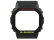 Casio Replacement Black Resin Bezel DW-5600CMB-1 labeling red and yellow