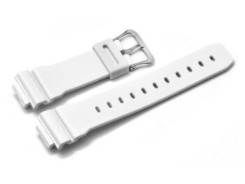 Genuine Casio Replacement White Resin Watch Strap DW-5600WB-7