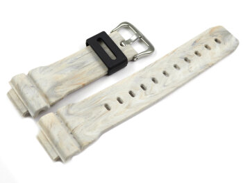 Genuine Casio Replacement Stone Gray Resin Watch Strap...