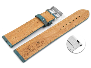 Quick Release Pavone Vegan Cork Lightly padded Watch Strap 14mm 16mm 18mm 20mm 22mm