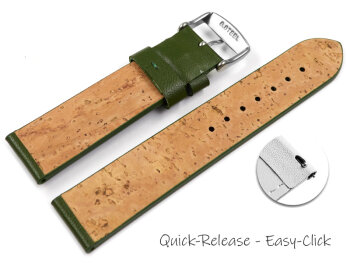 Quick Release Vegan Cactus Watch Strap green 14mm 16mm 18mm 20mm 22mm 24mm