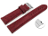 Quick Release Bordeaux Vegan Cork Lightly padded Watch Strap 18mm Steel