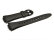 Watch strap Casio f. F-E10-1A, AQ-E10-1, rubber, black