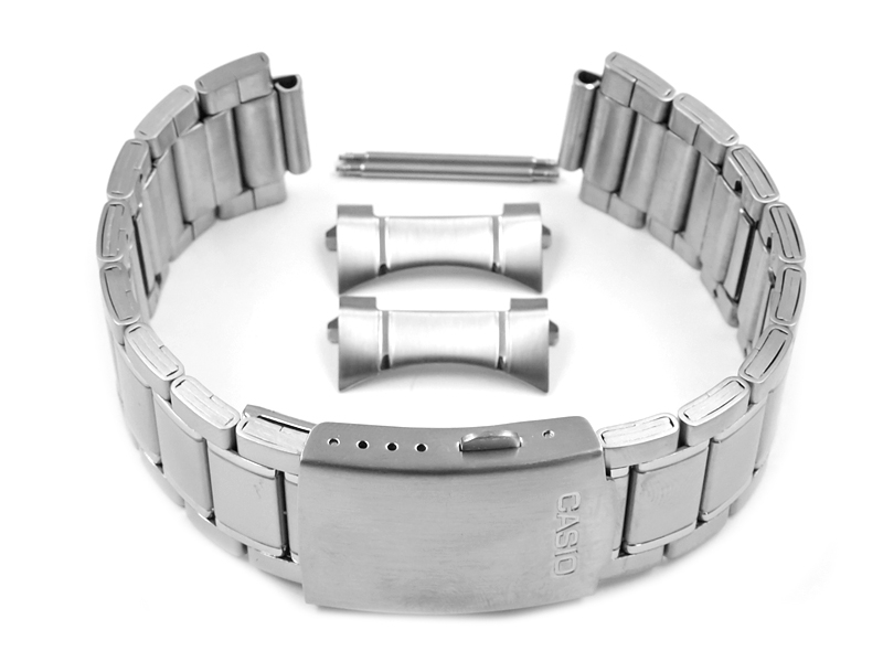casio stainless steel watch strap