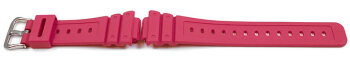 Genuine Casio Pink Resin Watch Strap for DW-5600TB-4B