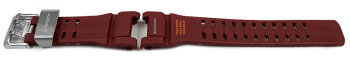 Genuine Casio Mudmaster Red Bio based Resin Watch Band GWG-B1000-1A4