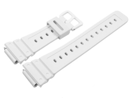 Genuine Casio White Resin Watch Strap for GA-2100-7A