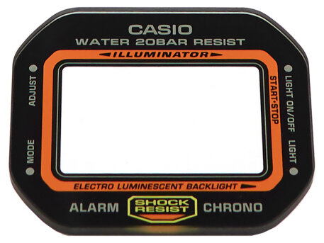 Genuine Casio Replacement Crystal DW-5600TB-1 Watch Glass with black border