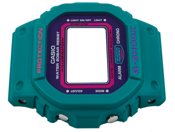 Geniune Casio G-Shock Turquoise Watch Case for DW-5600TB-6 with mineral glass