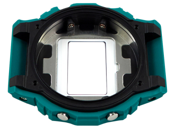 Geniune Casio G-Shock Turquoise Watch Case for DW-5600TB-6 with mineral glass