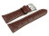 Festina Watch Band for F16235 /  F16234 - Leather - Medium brown - White stitching
