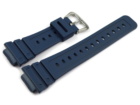 Genuine Casio Blue Resin Watch Strap DW-5600RB-2