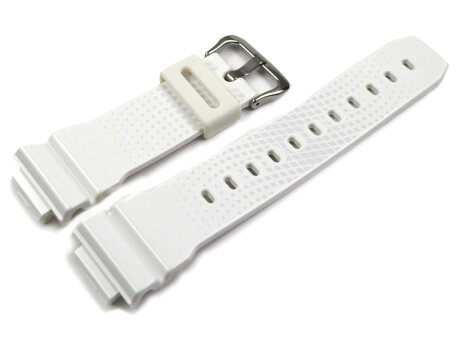 Genuine Casio G-Shock Replacement White Resin Watch Strap...