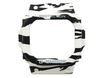 Casio G-Shock Tiger Stripes Bezel DW-D5600BW-7 Replacement with Animal Print