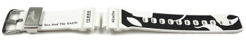 Casio Black and White Replacement Watch Strap GW-M5610K-1 Orca Edition