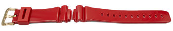 Genuine Casio Red Resin Watch Strap for GW-M5630A-4