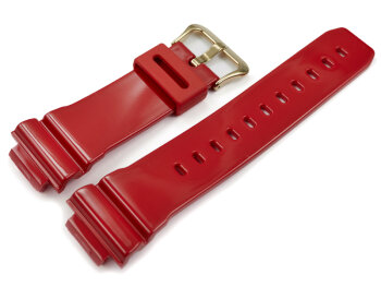 Genuine Casio Red Resin Watch Strap for GW-M5630A-4
