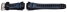 Watch strap Casio f. G-315RL-2AV,rubber grey/Leather blue