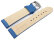 Watch Strap Genuine Leather smooth blue 18mm 20mm 22mm 24mm 26mm 28mm