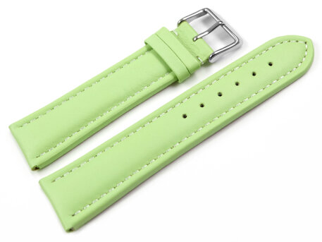 Watch Strap Genuine Leather smooth rink wN 18mm 20mm 22mm...