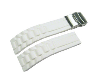 Deployment clasp - Silicone - Design - Waterproof - white