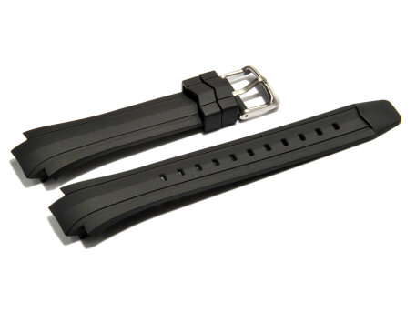 Genuine Casio Watch strap f. EF-514-1, rubber,black