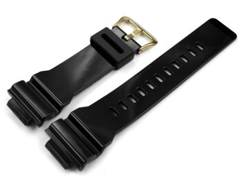 Genuine Casio G-Shock Glossy Black Watch Strap for GA-810GBX-1A9