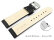 Quick release Watch Strap Genuine Leather smooth black wN 18mm 20mm 22mm 24mm 26mm