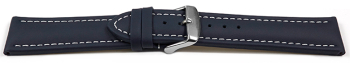 Quick Release Watch Strap Genuine Leather smooth dark...