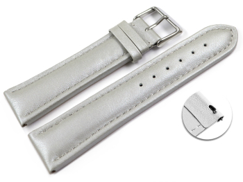 Quick Release Watch Strap Genuine Leather smooth light...