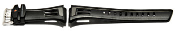 Watch strap Casio f. STR-900-1,STR-900J-1,rubber,black/grey