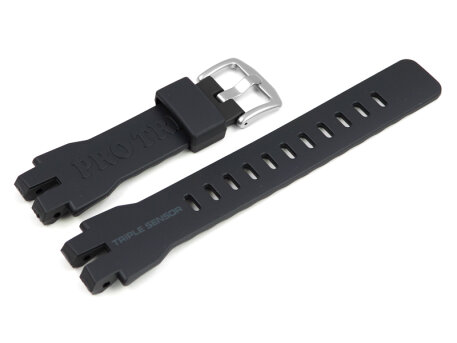 Genuine Casio Black-Grey Resin Watch Strap PRW-3100YB-1