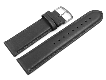 Watch Strap Genuine Italy Leather Soft Padded Dark Gray...