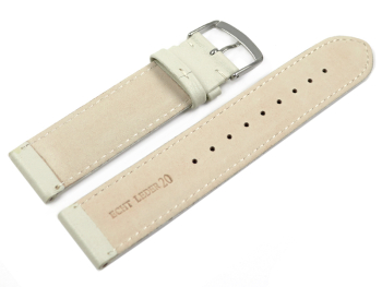 Watch Strap Genuine Italy Leather Soft Padded Sand 12-28 mm