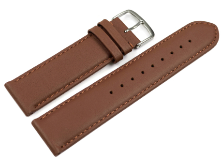 Watch Strap Genuine Italy Leather Soft Padded Brandy...