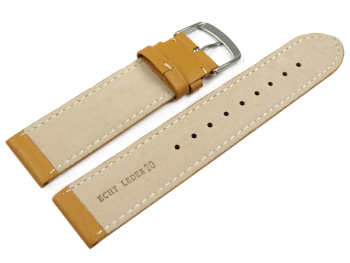 Watch Strap Genuine Italy Leather Soft Padded Nature 12-28 mm