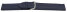 Watch Strap Genuine Italy Leather Soft Padded Dark blue 12-28 mm