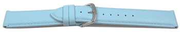 Watch Strap Genuine Italy Leather Soft Padded Ice blue 12-28 mm