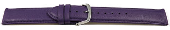 Watch Strap Genuine Italy Leather Soft Padded Eggplant 12-28 mm