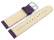 Watch Strap Genuine Italy Leather Soft Padded Eggplant 12-28 mm