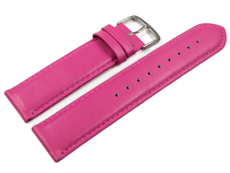 Watch Strap Genuine Italy Leather Soft Padded Raspberry...